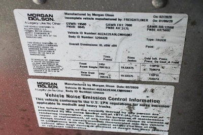 2020 Freightliner Walk in Van M Line