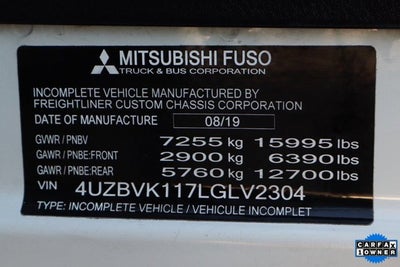 2020 Mitsubishi Fuso FEC72S
