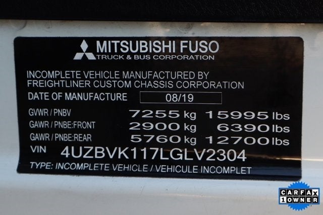 2020 Mitsubishi Fuso FEC72S