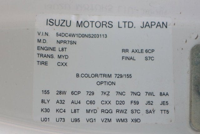 2022 Isuzu NPR HD