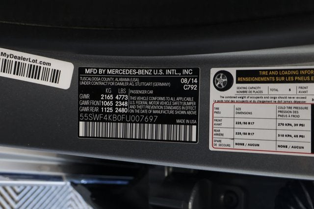 2015 Mercedes-Benz C-Class C 300