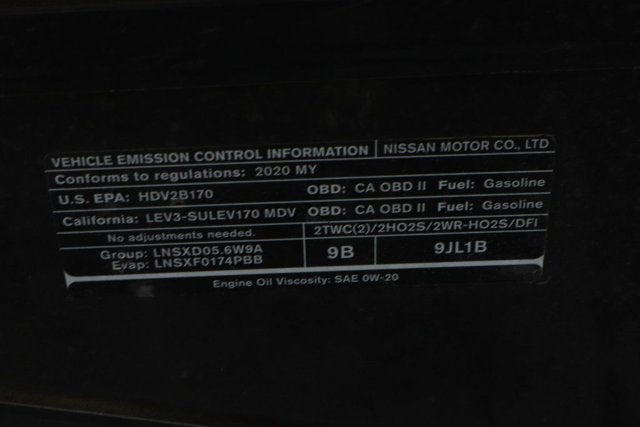 2020 Nissan NV Passenger SL