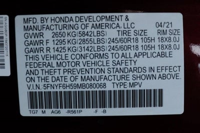 2021 Honda Pilot EX-L