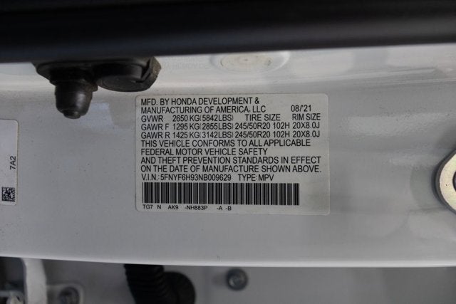 2022 Honda Pilot Touring