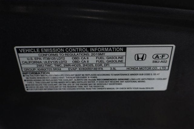 2019 Honda Ridgeline RTL-T