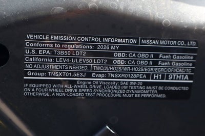 2026 Nissan Rogue SV