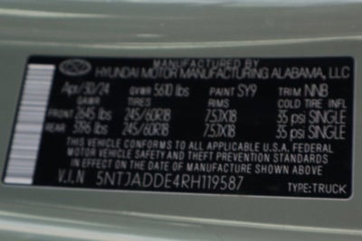 2024 Hyundai Santa Cruz SE