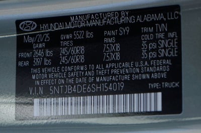 2025 Hyundai Santa Cruz SEL