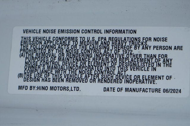 2025 Hino Hino L6 Base