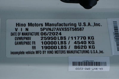 2025 Hino Hino L6 Base