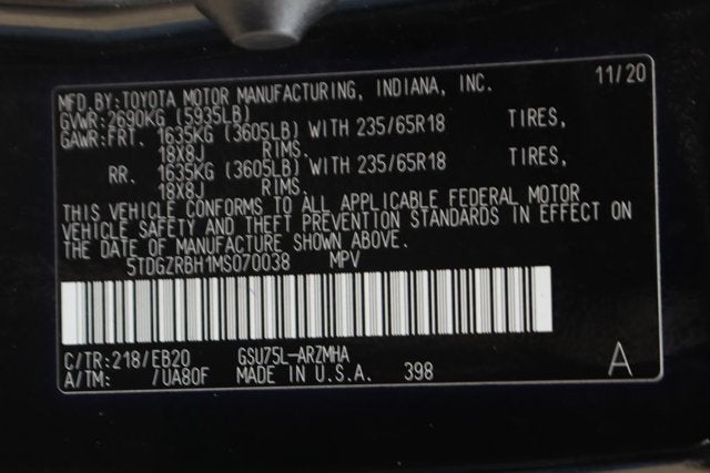 2021 Toyota Highlander XLE
