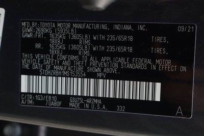 2021 Toyota Highlander XLE