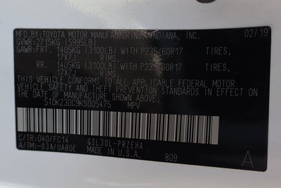 2019 Toyota Sienna LE