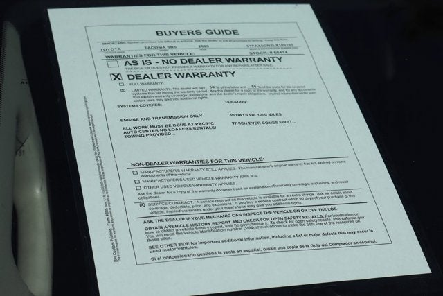 2020 Toyota Tacoma SR5