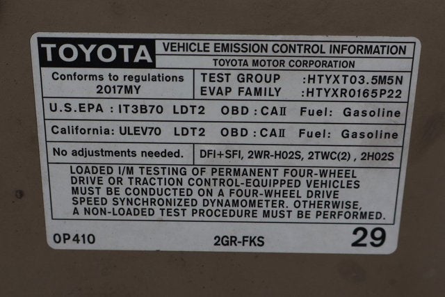 2017 Toyota Tacoma TRD Sport