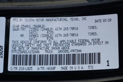 2020 Toyota Tacoma TRD Pro