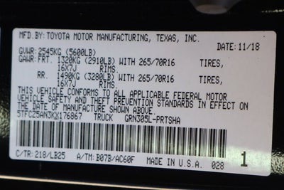 2019 Toyota Tacoma TRD Pro