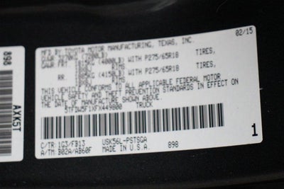 2015 Toyota Tundra SR5