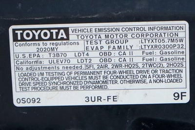 2020 Toyota Tundra SR5