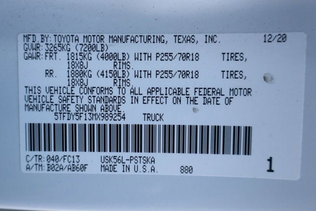 2021 Toyota Tundra SR5