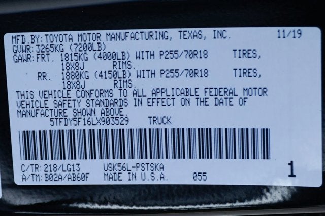 2020 Toyota Tundra SR5