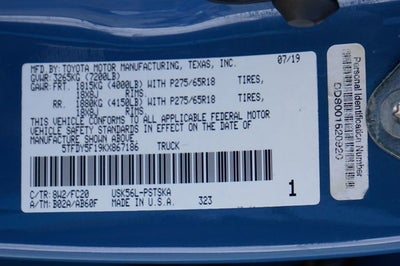 2019 Toyota Tundra SR5