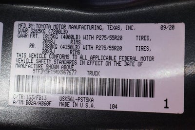 2021 Toyota Tundra SR5