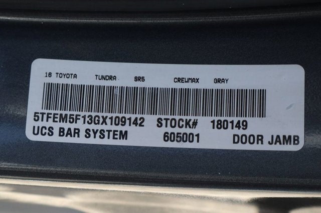 2016 Toyota Tundra SR5