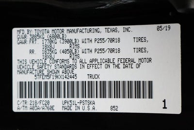 2019 Toyota Tundra SR5