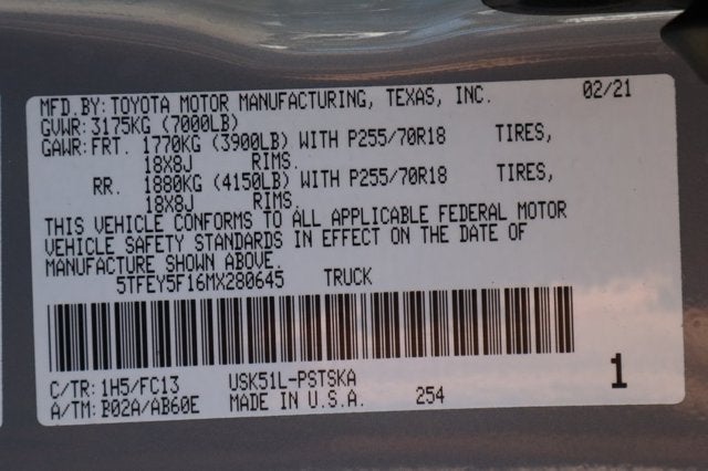 2021 Toyota Tundra SR5