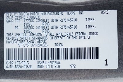 2021 Toyota Tundra SR5