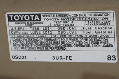 2017 Toyota Tundra SR5