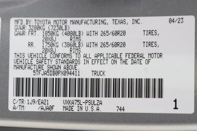 2023 Toyota Tundra Limited