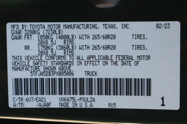 2023 Toyota Tundra Limited