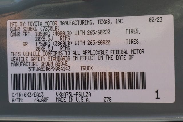 2023 Toyota Tundra Limited