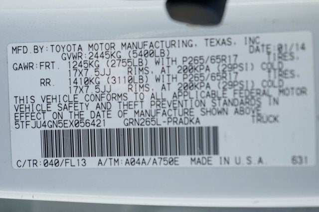 2014 Toyota Tacoma PreRunner