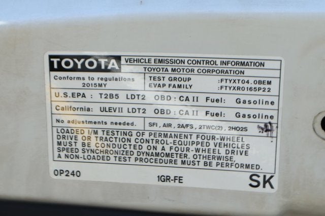 2015 Toyota Tacoma PreRunner