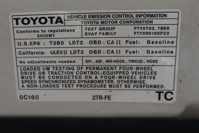 2015 Toyota Tacoma Base