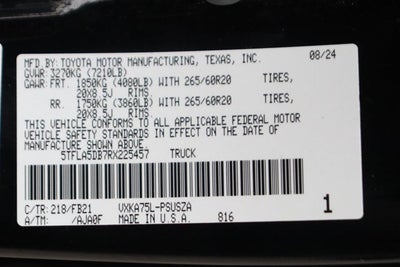 2024 Toyota Tundra SR5