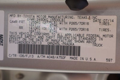 2014 Toyota Tacoma Base