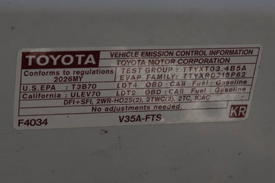 2026 Toyota Tundra 1794