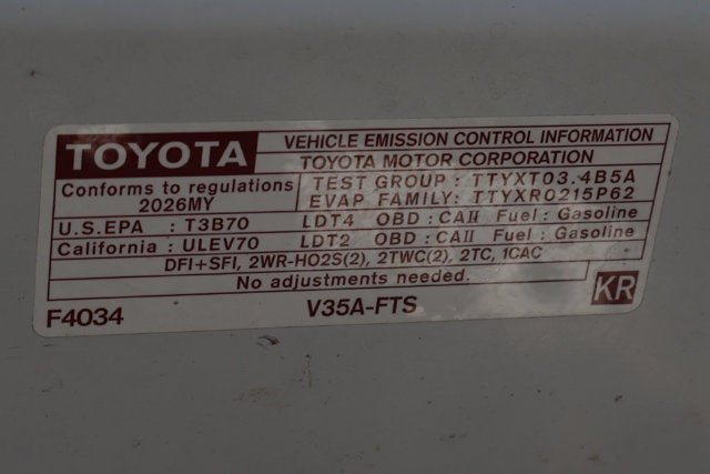 2026 Toyota Tundra 1794