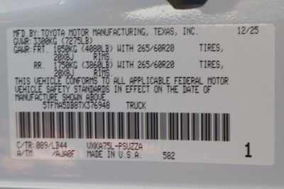 2026 Toyota Tundra 1794