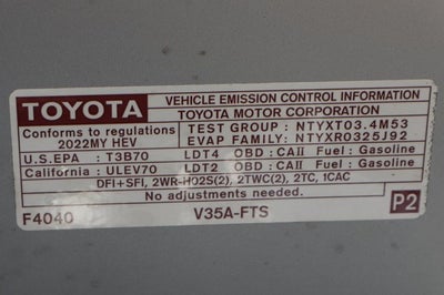 2022 Toyota Tundra Hybrid 1794 Edition