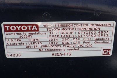 2025 Toyota Tundra Platinum