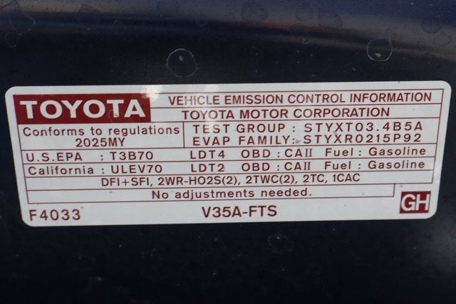 2025 Toyota Tundra Platinum