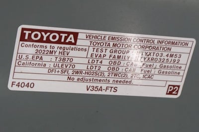 2022 Toyota Tundra Hybrid TRD Pro