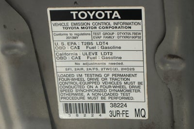 2013 Toyota Tundra Grade