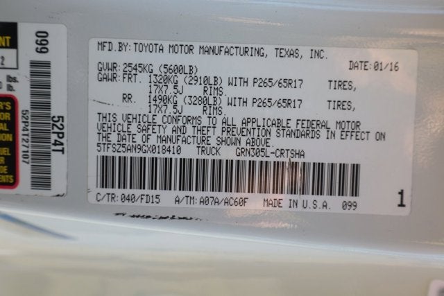 2016 Toyota Tacoma TRD Sport