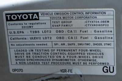 2012 Toyota Tacoma PreRunner